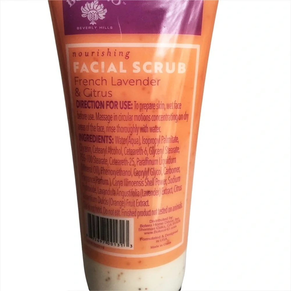BOLERO BEVERLY HILLS French Lavender & Citrus Facial Scrub Set of 2
